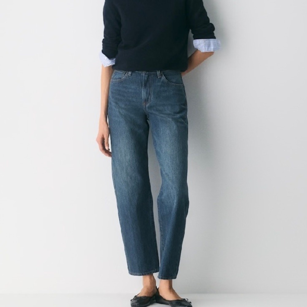 Aritzia Denim Forum The 90s Marlo Hi Rise Baggy Blue Denim Jeans Womens 30